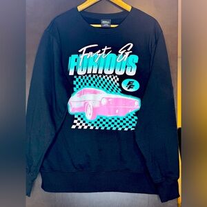 FAST & FURIOUS Men’s Black Sweater